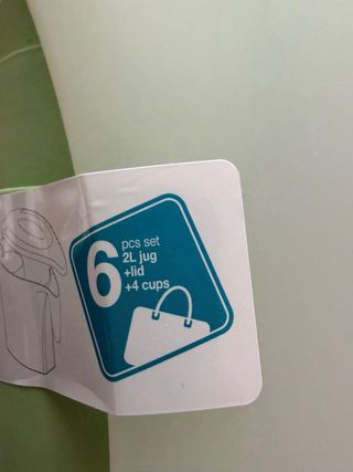 Jarra 2L con 4 Vasos