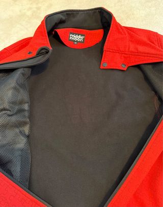 Chaqueta impermeable Middle Moon roja