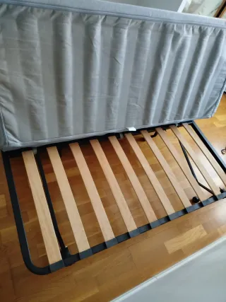 Sofá cama doble blanco