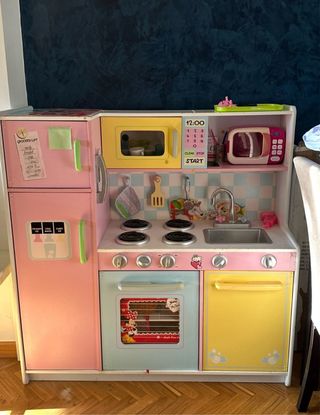 Cocina de madera para niñ@s