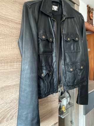 Cazadora Piel Levi's Mujer Talla M