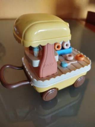 Carrito de dulces y helados miniatura