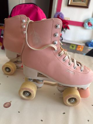 Patines Oxelo 4 Ruedas Artísticos Mujer