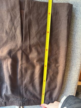 Falda Lápiz Vintage Burberrys 90s Marrón Oscuro