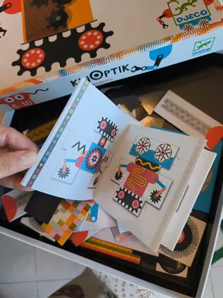 Juego Djeco Kinoptik Robots