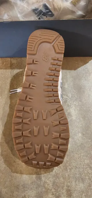 Zapatillas New Balance 574 Beige/Azul Talla 43