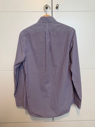 Camisa Polo Ralph Lauren cuadros morado S