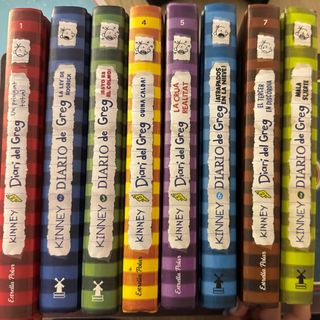 Libros de “El diario de Greg”.