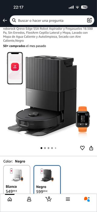 Roborock Qrevo Edge Series S5A sin abrir