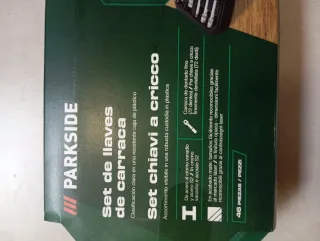 Set de llaves de carraca Parkside 46 piezas nuevo
