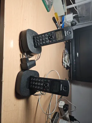 Teléfono Dúo Inalámbrico Panasonic Negro