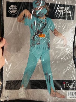 Disfraz Zombie Cirujano Infantil