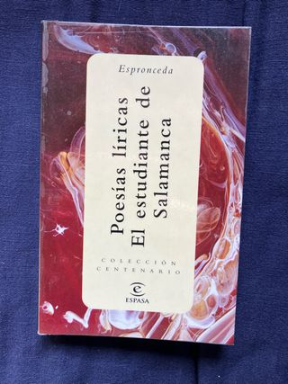 POESIAS LIRICAS. EL ESTUDIANTE DE SALAMANCA.