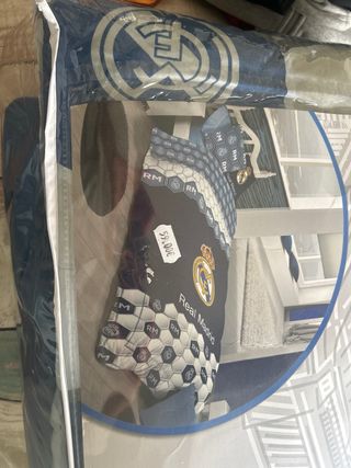 Edredón Real Madrid Gris/Blanco