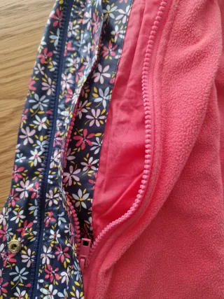 Chubasquero con forro niña Sergent Major floral