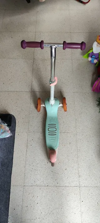 Patinete Oxelo Niña Rosa