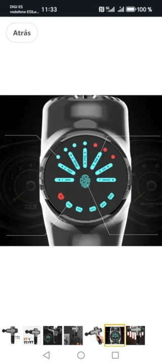 Pistola Masaje Fitness