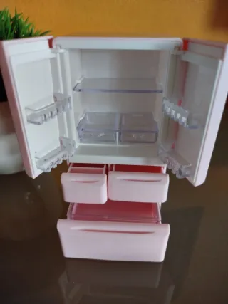 Frigorífico de 2 puertas en miniatura