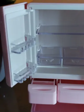 Frigorífico de 2 puertas en miniatura