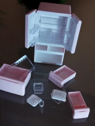 Frigorífico de 2 puertas en miniatura