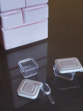 Frigorífico de 2 puertas en miniatura