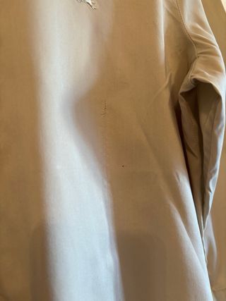 Camisa Burberry London Beige Logo Talla 46