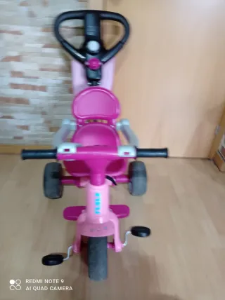Triciclo evolutivo rosa