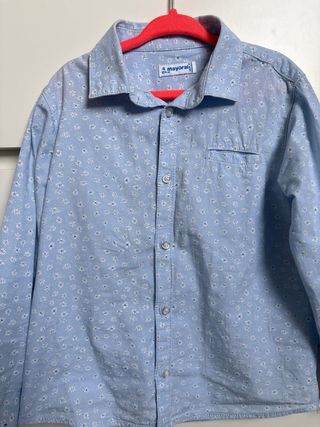 Camisa Mayoral floral azul