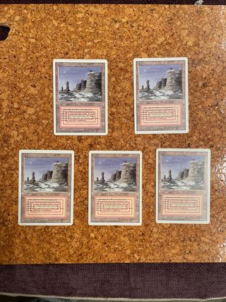 1x MTG Plateau Revised Near Mint