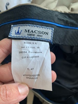Traje Macson Marrón