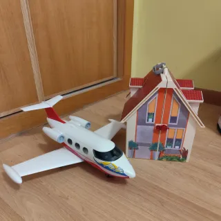 Avión y Casa Maletín Playmobil