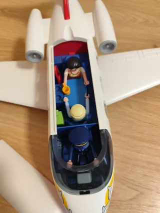 Avión y Casa Maletín Playmobil