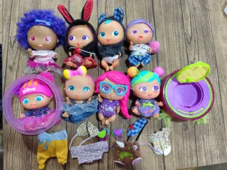 Muñecas Bellies Set Completo Accesorios