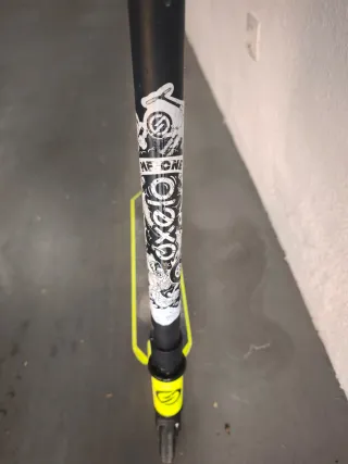 Patinete Scooter Freestyle Amarillo. Buen estado