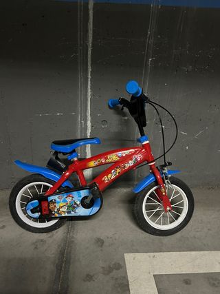 Bicicleta Paw Patrol Roja y Azul  Por mudanza