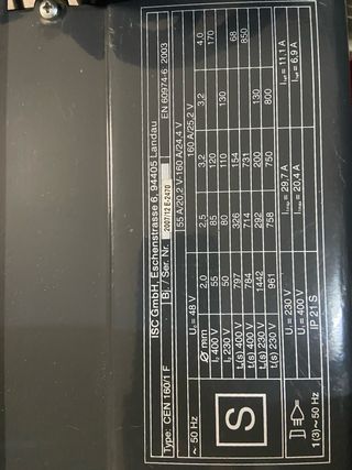 Soldador Einhell EUROMASTER CEN 160/1-F