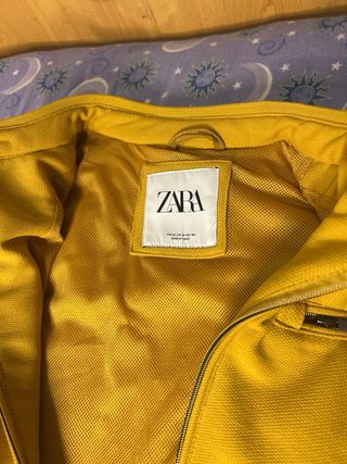 Chaqueta Zara Amarilla Talla M