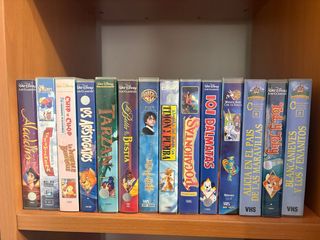 Lote Películas VHS Disney Clásicos Infantiles