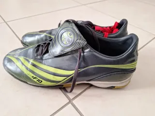 Scarpe Adidas Calcio Nero/Verde Taglia