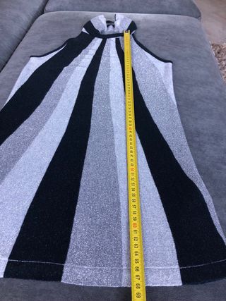 Canotta donna nero & argento