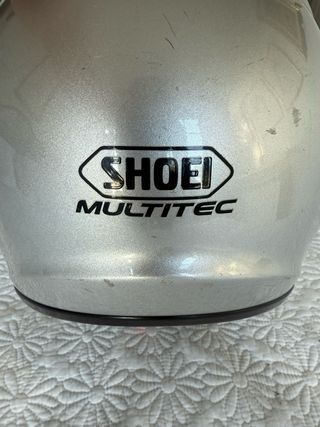 Casco Modular Shoei Multitec Plata