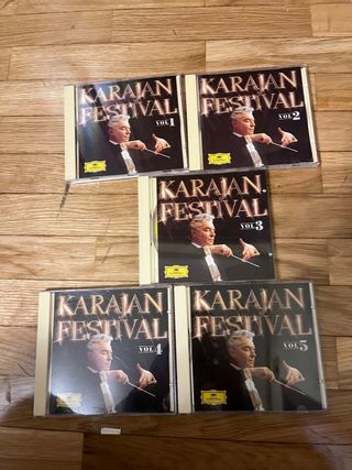 Karajan Festival 5 CDs Clásica