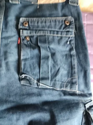 Pantalón corto Levis azul