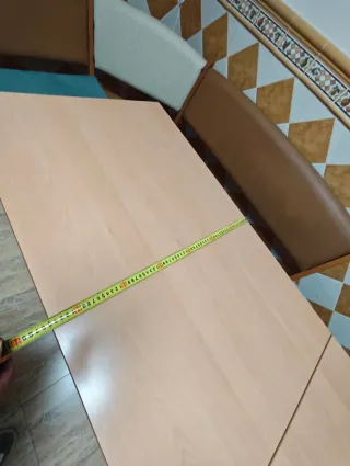 Conjunto Rinconera Madera y Mesa Extensible