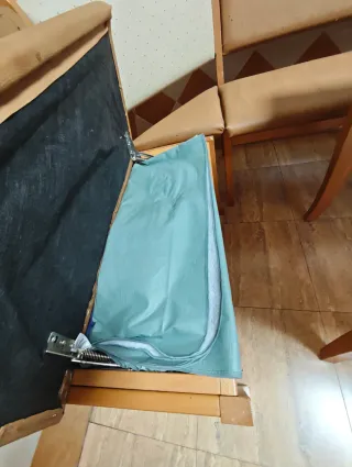 Conjunto Rinconera Madera y Mesa Extensible