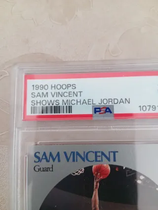1990 Hoops Sam Vincent Michael Jordan