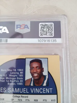 1990 Hoops Sam Vincent Michael Jordan