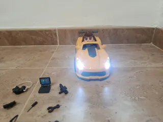 Pin y pon action,coche de espia