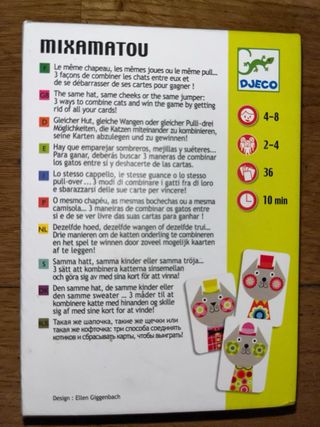 Juego MIXAMATOU Djeco 4-8 años