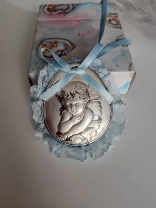 Medalla Ángel de la Guarda Cuna Plata